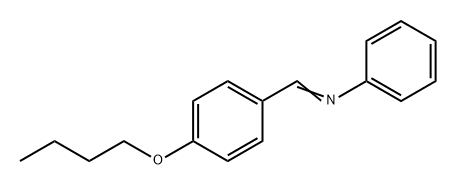 Benzenamine, N-[(4-butoxyphenyl)methylene]- 结构式