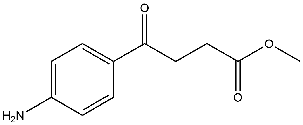 Benzenebutanoic acid, 4-amino-γ-oxo-, methyl ester 结构式