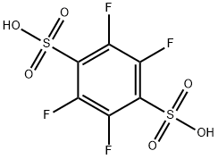 1,4-Benzenedisulfonic acid, 2,3,5,6-tetrafluoro- 结构式