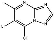 [1,2,4]Triazolo[1,5-a]pyrimidine, 6,7-dichloro-5-methyl- 结构式