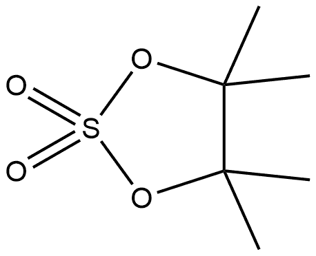 1,3,2-Dioxathiolane, 4,4,5,5-tetramethyl-, 2,2-dioxide 结构式