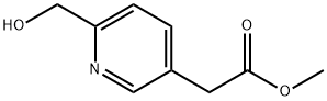 2-(6-(羟甲基)吡啶-3-基)乙酸甲酯 结构式