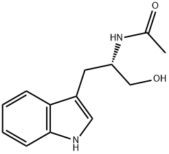 Acetamide, N-[(1S)-2-hydroxy-1-(1H-indol-3-ylmethyl)ethyl]- 结构式