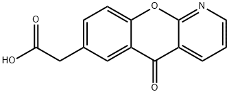 5H-[1]Benzopyrano[2,3-b]pyridine-7-acetic acid, 5-oxo- 结构式