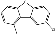 8-氯-1-甲基二苯并噻吩 结构式