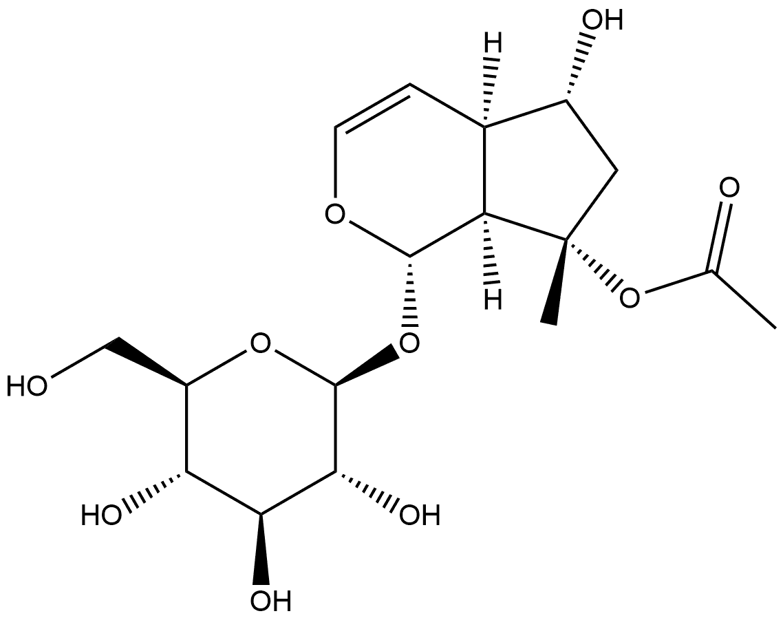 筋骨草苷 结构式