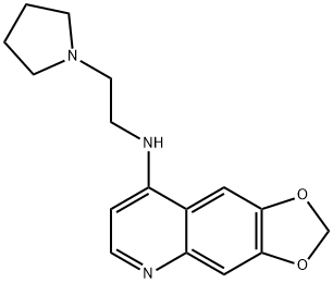 1,3-二氧代[4,5-G]喹啉-8-胺,N-[2-(1-吡咯烷基)乙基 结构式