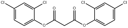 Propanedioic acid, 1,3-bis(2,4-dichlorophenyl) ester 结构式