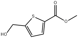 2-Thiophenecarboxylic acid, 5-(hydroxymethyl)-, methyl ester 结构式