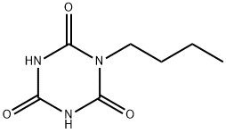 1-丁基-1,3,5-三嗪烷-2,4,6-三酮 结构式