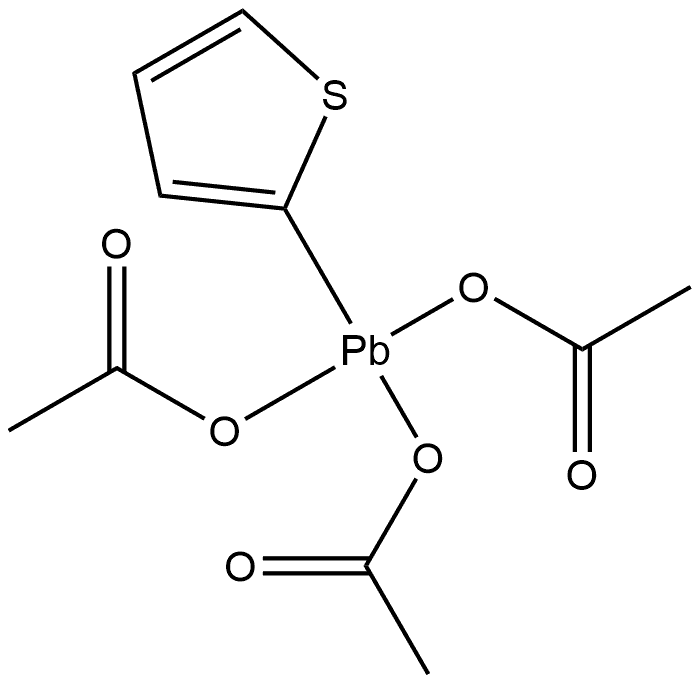 Plumbane, tris(acetyloxy)-2-thienyl- (9CI) 结构式