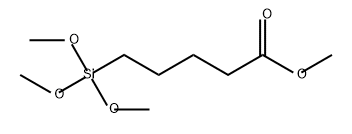 4-三乙氧硅基戊酸甲酯 结构式