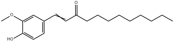 1-Dodecen-3-one, 1-(4-hydroxy-3-methoxyphenyl)- 结构式