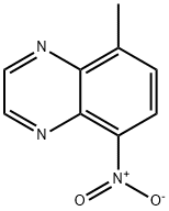 Quinoxaline, 5-methyl-8-nitro- 结构式