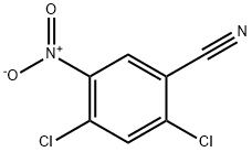 2,4-二氯-5-硝基苯腈 结构式