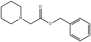 1-Piperidineacetic acid, phenylmethyl ester 结构式