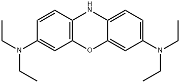 10H-Phenoxazine-3,7-diamine, N3,N3,N7,N7-tetraethyl- 结构式