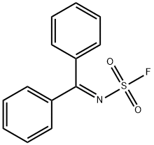 N-(二苯基亚甲基)磺酰氟- 结构式