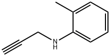 2-Methyl-N-(prop-2-yn-1-yl)aniline 结构式