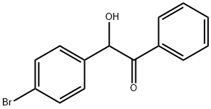 2-(4-溴苯基)-2-羟基-1-苯基乙烷酮- 结构式
