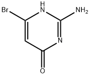 2-氨基-6-溴嘧啶-4(1H)-酮 结构式