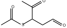 乙硫酸 S-[2-氧代 -1-(2-氧乙基)丙基]酯 结构式