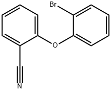 2-(2-溴苯氧基)苯甲腈 结构式