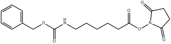 Hexanoic acid, 6-[[(phenylmethoxy)carbonyl]amino]-, 2,5-dioxo-1-pyrrolidinyl ester 结构式