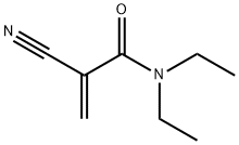 2-Propenamide, 2-cyano-N,N-diethyl- 结构式