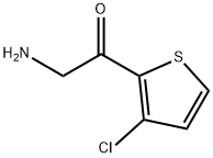 2-氨基-1-(3-氯噻吩-2-基)乙烷-1-酮 结构式