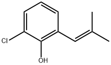 Phenol, 2-chloro-6-(2-methyl-1-propen-1-yl)- 结构式