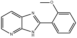 2-(2-Methoxyphenyl)-1H-imidazo[4,5-b]pyridine 结构式