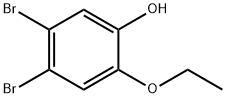 Phenol, 4,5-dibromo-2-ethoxy- 结构式