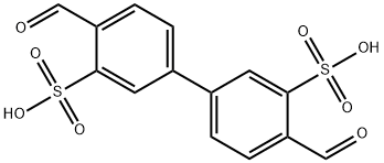 [1,1'-Biphenyl]-3,3'-disulfonic acid, 4,4'-diformyl- 结构式