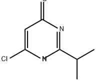 6-氯-2-异丙基嘧啶-4(1H)-酮 结构式