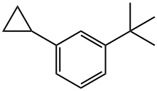 1-(tert-Butyl)-3-cyclopropylbenzene 结构式