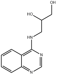 3-(Quinazolin-4-ylamino)propane-1,2-diol 结构式