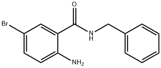 Benzamide, 2-amino-5-bromo-N-(phenylmethyl)- 结构式