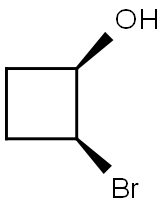 CIS-(1R,2S)-2-溴环丁烷-1-醇 结构式