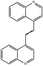 Quinoline, 4,4'-(1,2-ethenediyl)bis- 结构式