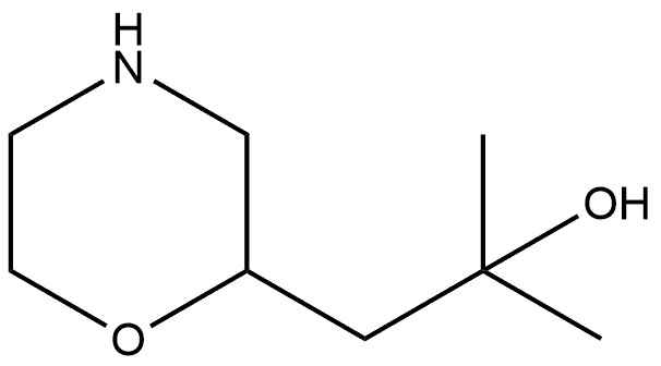 2-Morpholineethanol,α,α-dimethyl- 结构式