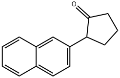 2-(Naphthalen-2-yl)cyclopentanone 结构式