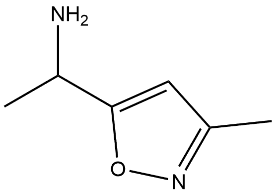 1-(3-Methyl-1,2-oxazol-5-yl)ethan-1-amine 结构式