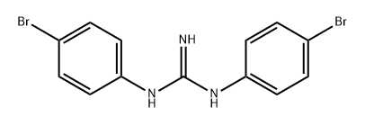 Guanidine, N,N'-bis(4-bromophenyl)- 结构式