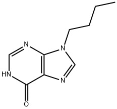 9-Butyl-3H-purin-6(9H)-one 结构式