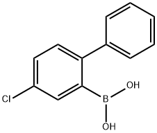 (4-氯-[1,1'-联苯]-2-基)硼酸 结构式