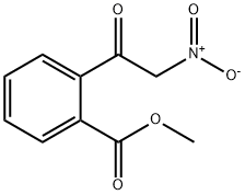 Benzoic acid, 2-(2-nitroacetyl)-, methyl ester 结构式