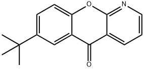 5H-[1]Benzopyrano[2,3-b]pyridin-5-one, 7-(1,1-dimethylethyl)- 结构式