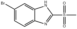 6-溴-2-(甲磺酰基)-1H-苯并[D]咪唑 结构式