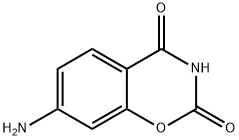 7-氨基-2H-苯并[E][1,3]噁嗪-2,4(3H)-二酮 结构式